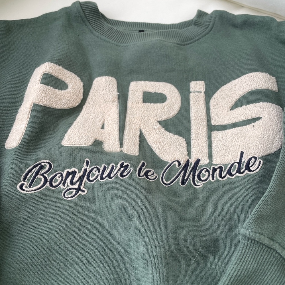 Zara Olive Green Sweatshirt